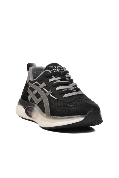 Black Mesh Lightweight Mens Sneakers 25Y563 M