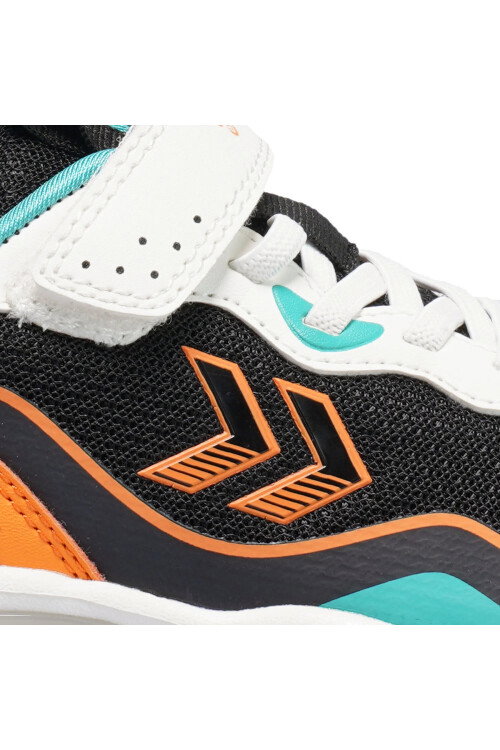 Siyah Cırtlı Fileli Hafif Işıklı Unisex Çocuk Spor Ayakkabı 900732 Hml Jojo Jr