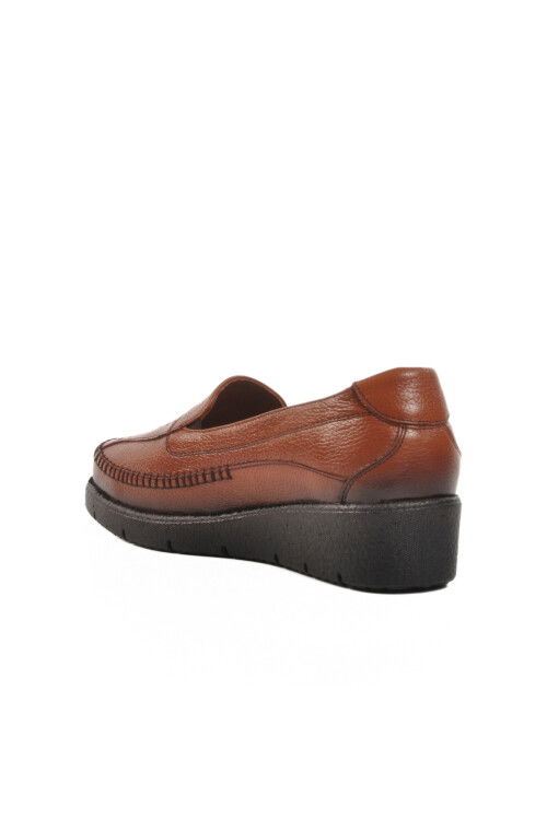 Tan Anatomic Genuine Leather Womens Casual Shoes BB096 Z