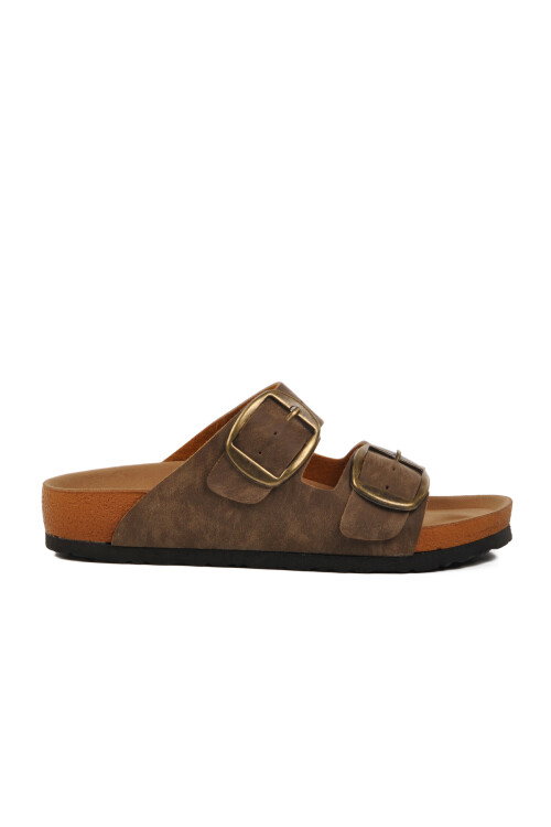 Mink Cork Sole Womens Slippers PC-6958 Z