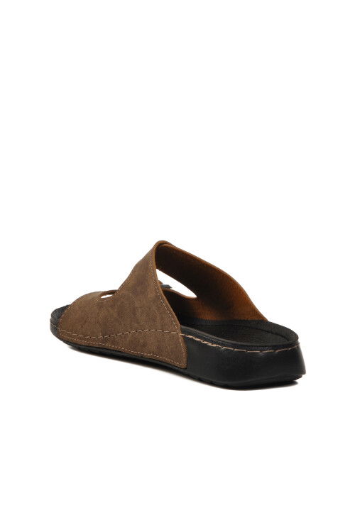 Mink Double-Strap Lightweight Mens Slippers 80-004 M