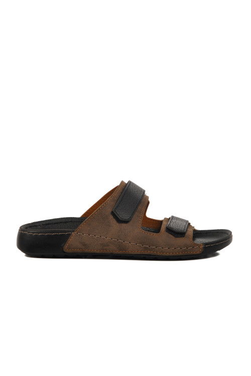 Mink Double-Strap Lightweight Mens Slippers 80-012 M