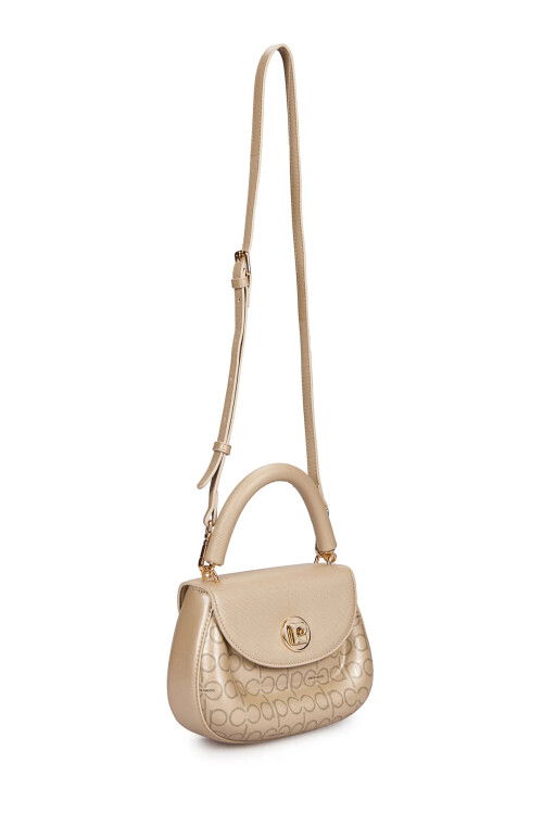 Gold Womens Handbag and Shoulder Bag 05PC25Y10306-PMN