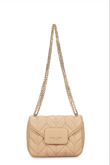 Beige Womens Shoulder Bag 05PC25Y10106-KLSA