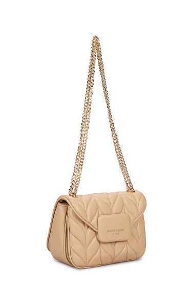 Beige Womens Shoulder Bag 05PC25Y10106-KLSA
