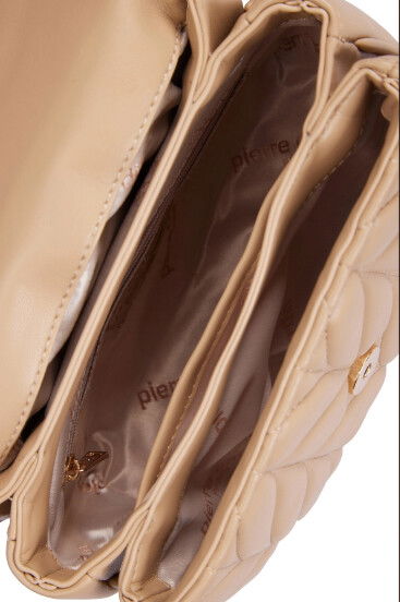 Beige Womens Shoulder Bag 05PC25Y10106-KLSA