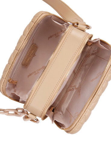 Beige Womens Shoulder Bag 05PC25Y10112-KLSA