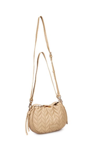 Beige Womens Shoulder Bag 05PC25Y10113-KLSA