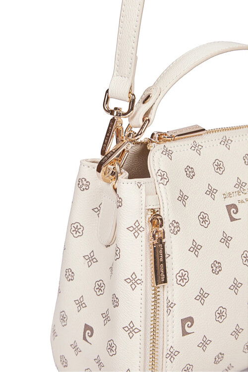 Beige Womens Shoulder Bag 05PC25Y10320-MN