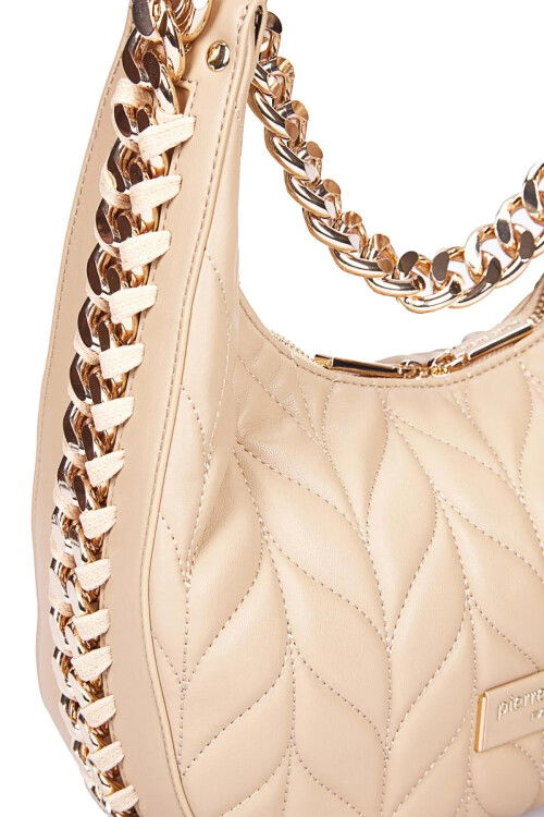 Beige Womens Shoulder Bag 05PC25Y10505-KLSA