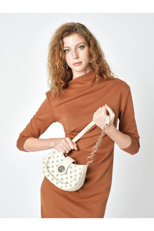 Beige Womens Handbag and Shoulder Bag 05PC25Y10305-MN