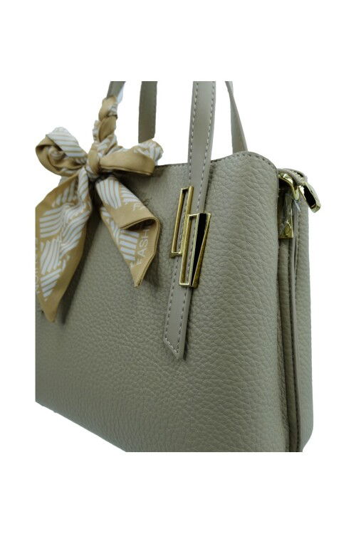 حقيبة يد وحقيبة كتف نسائية بيج 25YG321