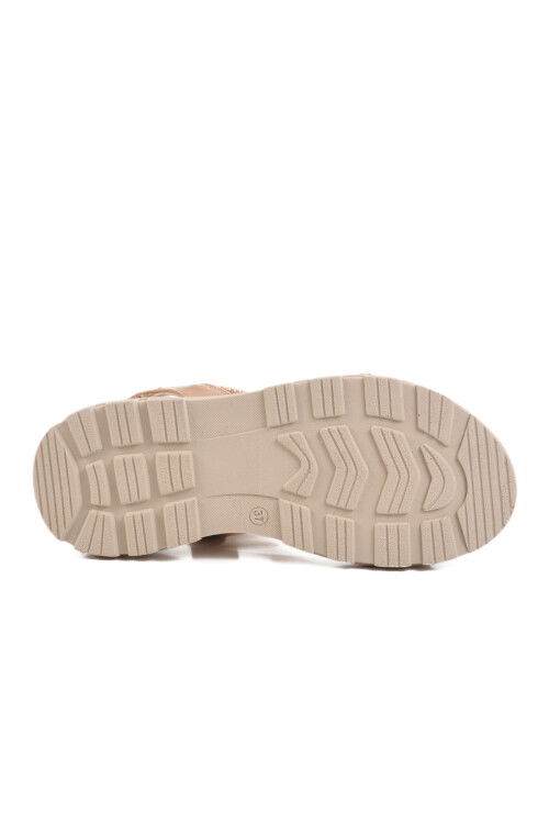 Beige Stoned Womens Sandals T-005 Z