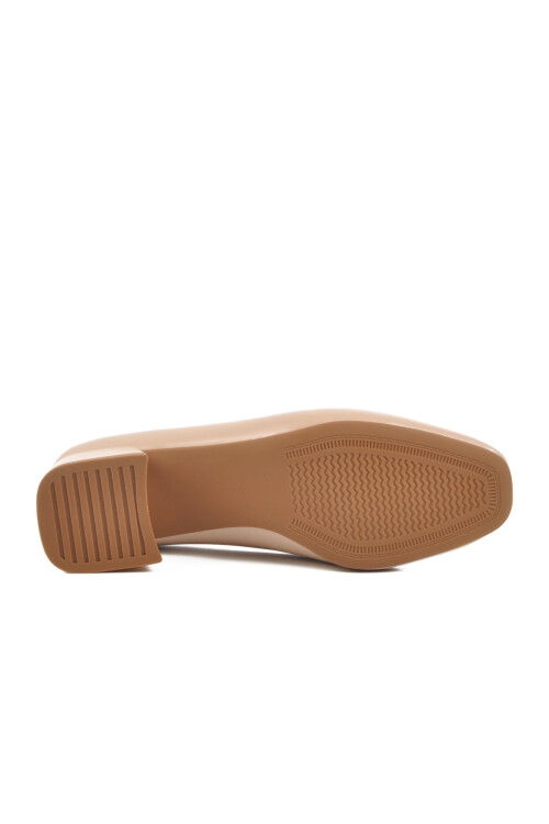 Beige Womens High Heel Shoes 8671084 Z