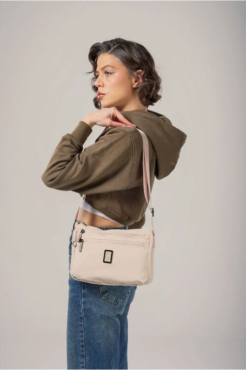 Beige Womens Shoulder Bag 17990