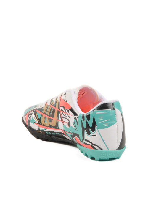 White Childrens Artificial Turf Shoes FH-251-145 F