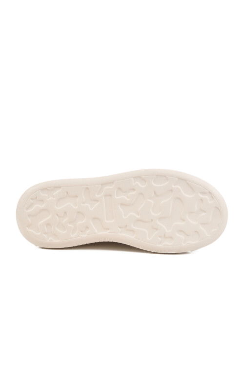 White Thick Sole Womens Sneaker T-300 Z