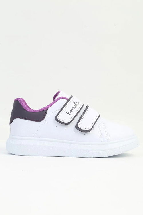 White Purple Boys Sports Shoes BN-31806 F