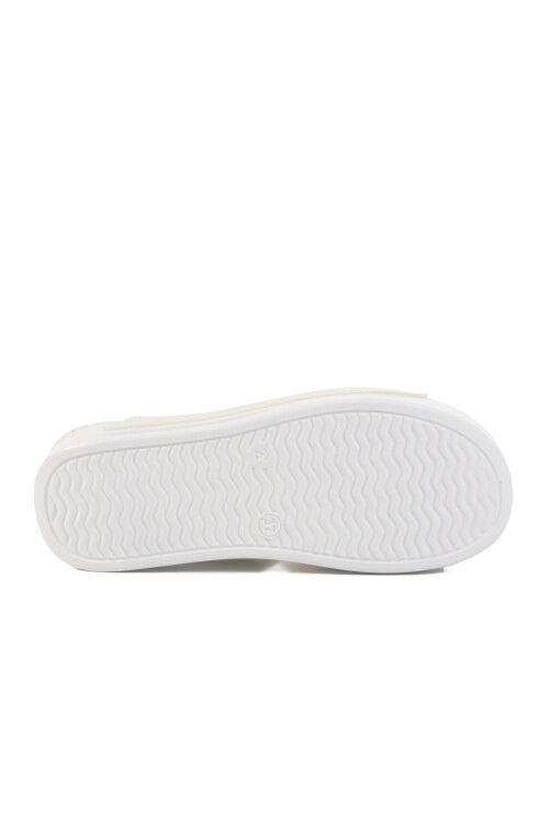 White Anatomic High Sole Womens Slippers 100-962 Z