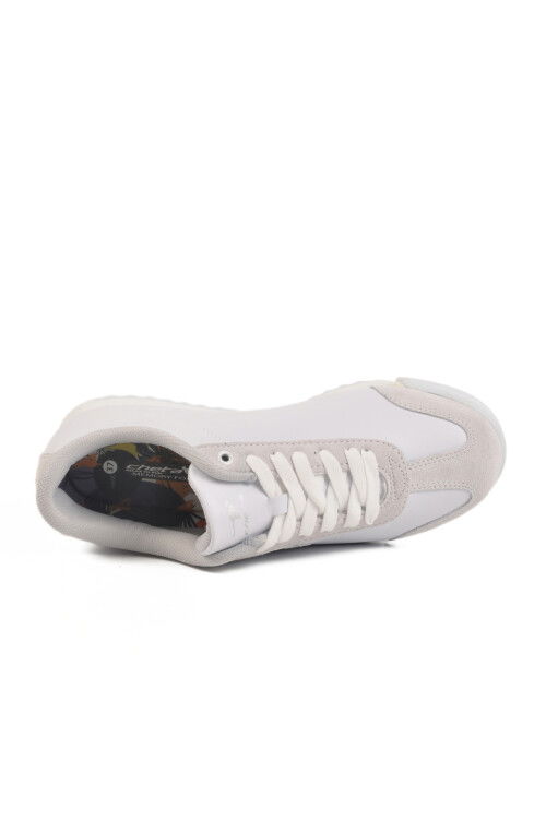 White Memory Foam Unisex Sneakers Peru G