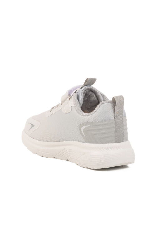 White Velcro Mesh Unisex Kids Sneakers Aster F