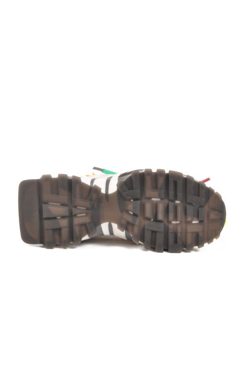 White Anorak Lightweight Unisex Kids Sneakers 25Y638-1 F