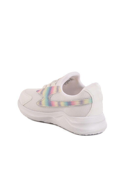 White Mesh Lightweight Girls Sneakers Archway F