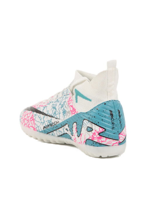 Beyaz Turkuaz Unisex Halı Saha Ayakkabısı Air 600 G