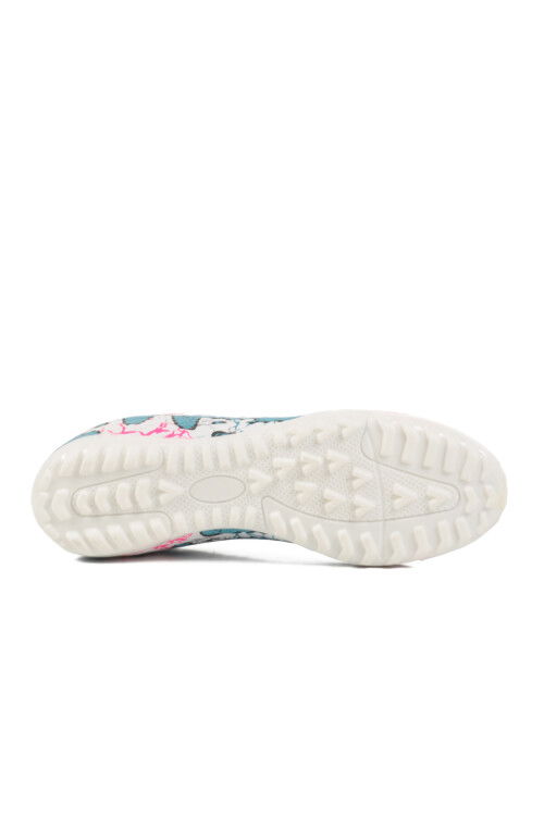 Beyaz Turkuaz Unisex Halı Saha Ayakkabısı Air 600 G