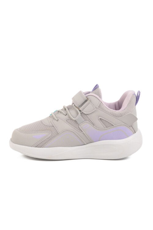 Ice Lilac Velcro Girls Sneakers 330 F