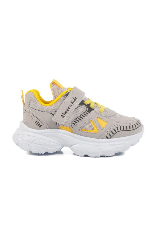 Ice Yellow Velcro Mesh Boys Sneakers 1500 P