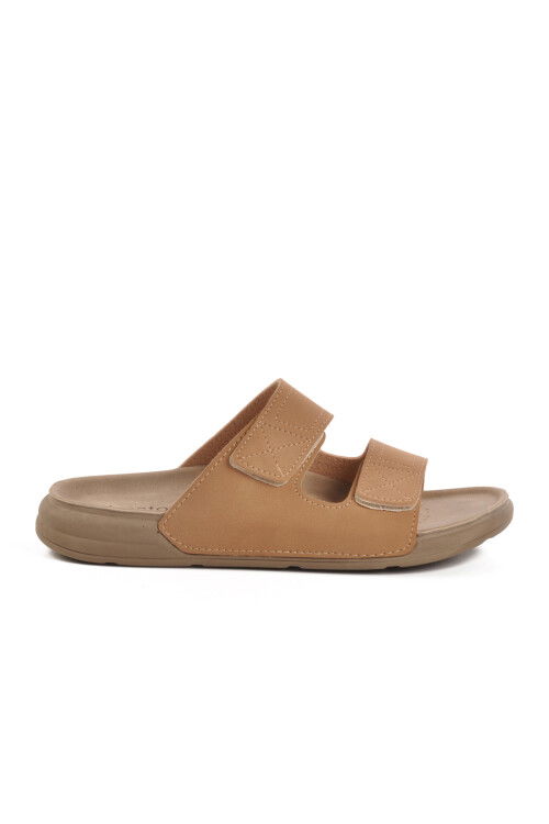Camel Velcro Anatomic Mens Slippers 115.002 M