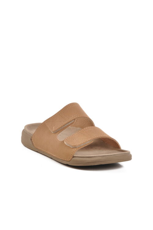 Camel Velcro Anatomic Mens Slippers 115.002 M