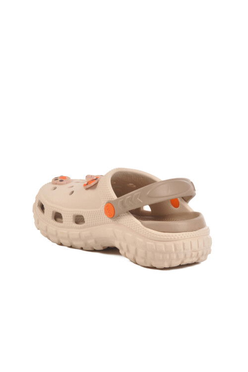 Ecru Eva Lightweight Girls Sabo Slippers 960 PF