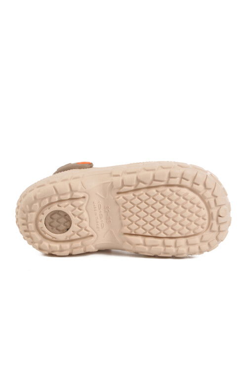 Ecru Eva Lightweight Girls Sabo Slippers 960 PF