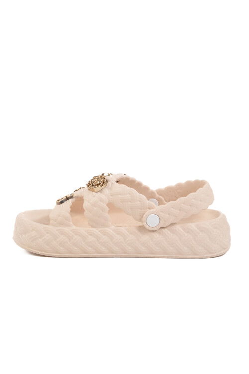 Ecru Eva Lightweight Flexible Womens Slippers 804 Z