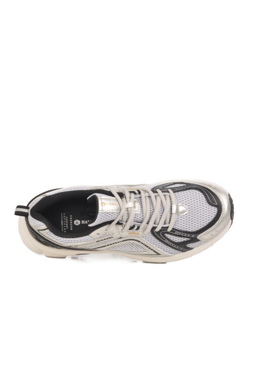 Silver Black Mesh Lightweight Mens Sneakers Hamlet 101 25028 M