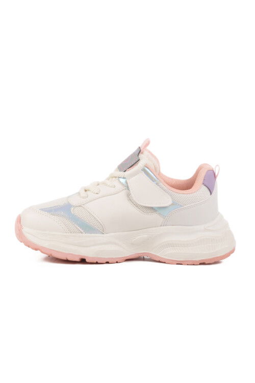 حذاء رياضي خفيف الوزن قابل للتنفس للفتيات من شبكة فضية Birian F