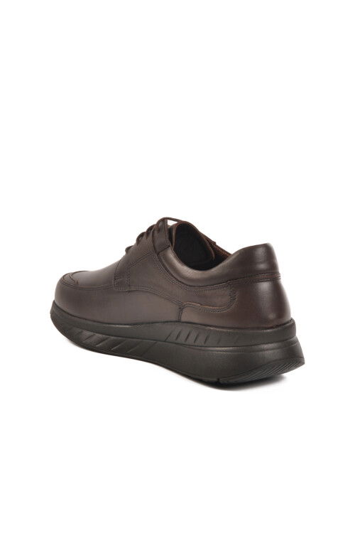 Brown Genuine Leather Mens Casual Shoes C411 M