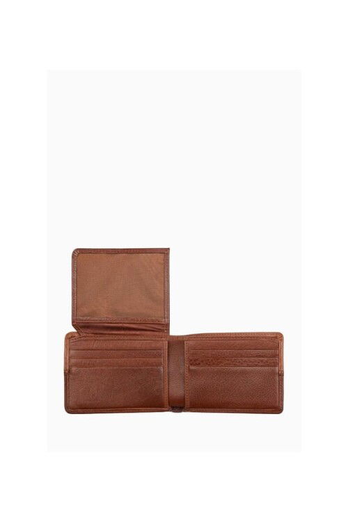 Brown Genuine Leather Mens Card Holder 1807