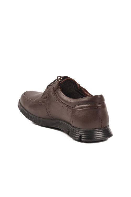 Brown Genuine Leather Mens Casual Shoes 667 M