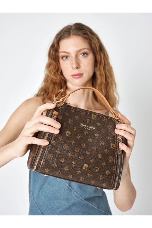 Brown Womens Shoulder Bag 05PC25Y10320-MN