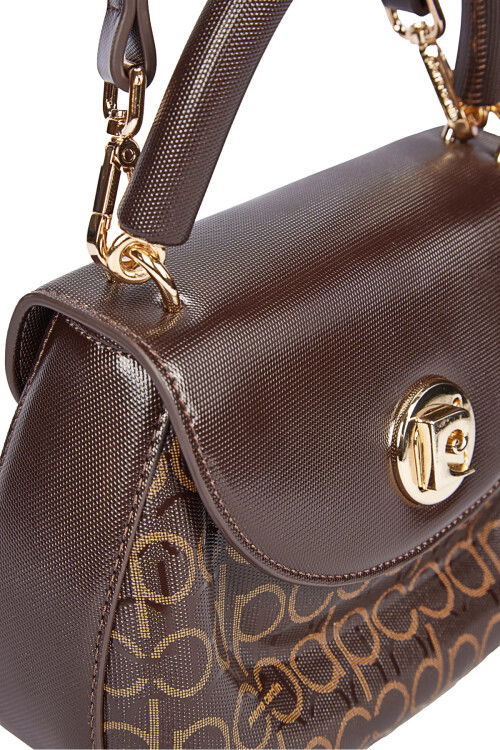 حقيبة يد وكتف نسائية بنية اللون 05PC25Y10306-PMN