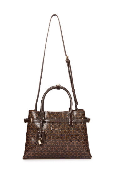 Brown Womens Shoulder Bag 05PC25Y10411-PMN