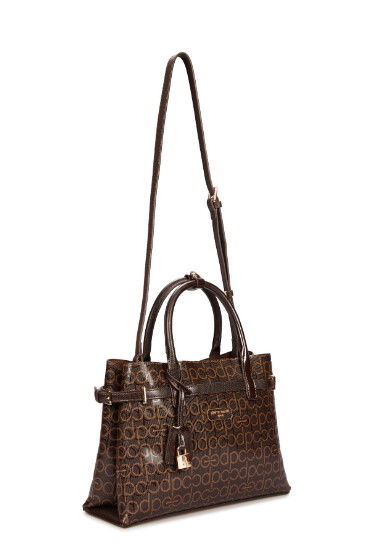 Brown Womens Shoulder Bag 05PC25Y10411-PMN