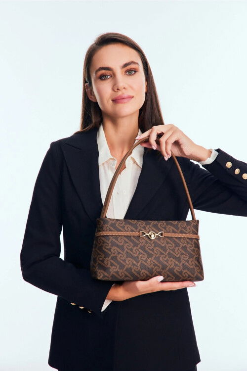 Kahve  Kadın Omuz Çantası US25101