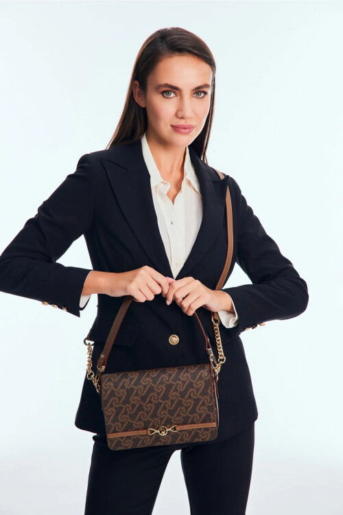 Kahve  Kadın Omuz Çantası US25102