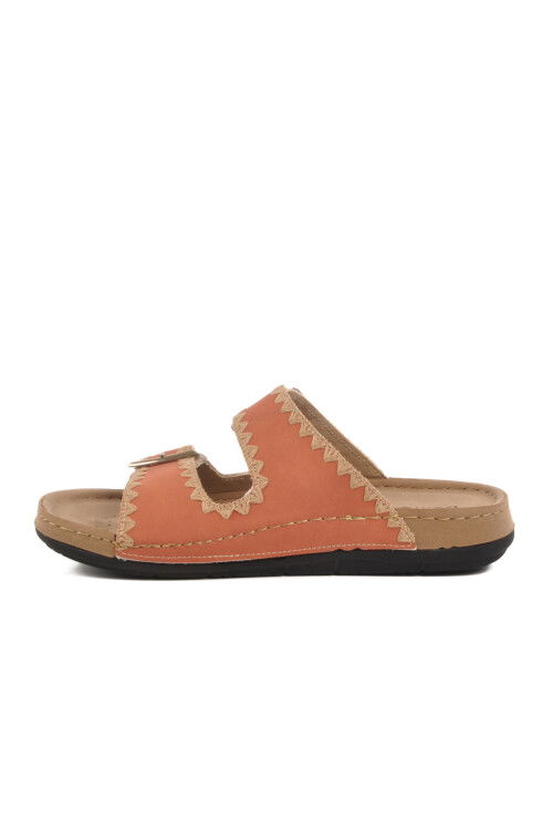 Red Anatomical Double-Strap Womens Slippers 41.001 Z