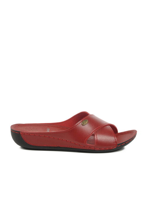 Red Anatomical Womens Slippers 16.032