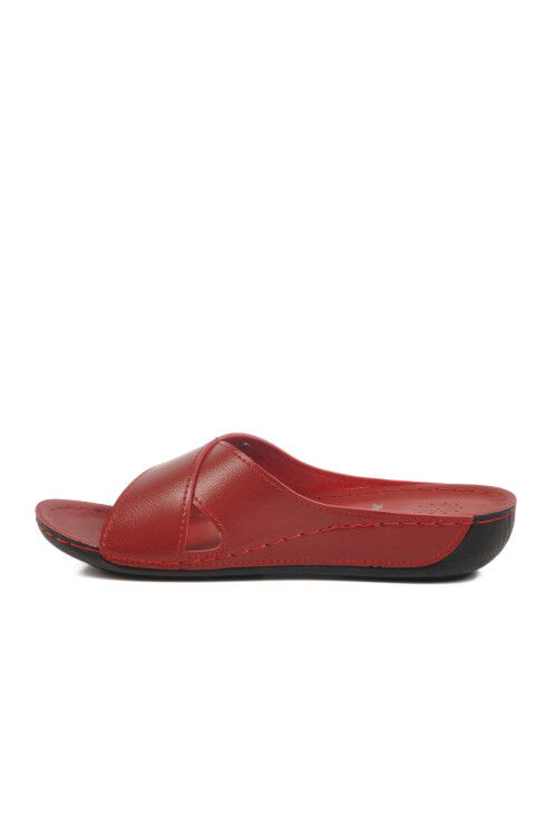 Red Anatomical Womens Slippers 16.032